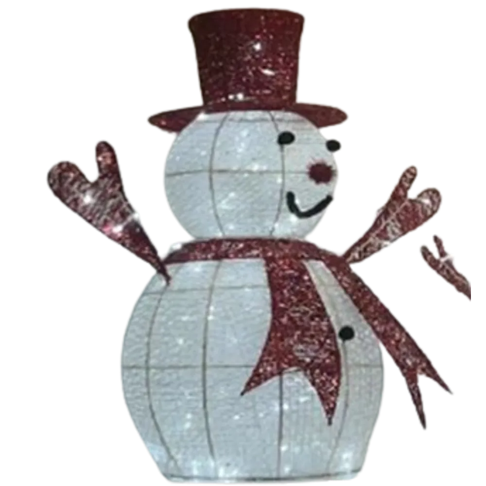 Snowman with Light 45 cm