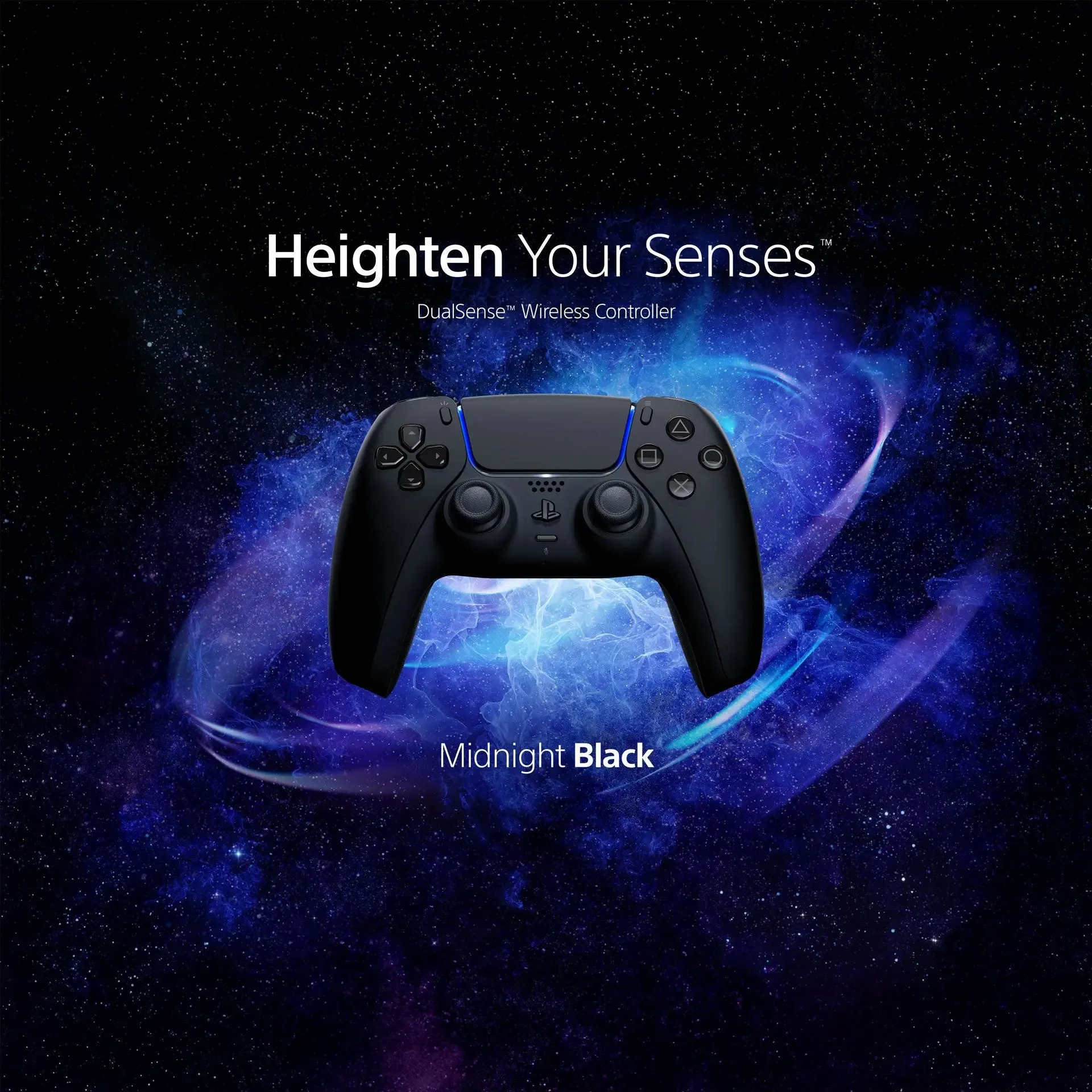 Sony PlayStation 5 Wireless DualSense Gaming Controller - Midnight Black