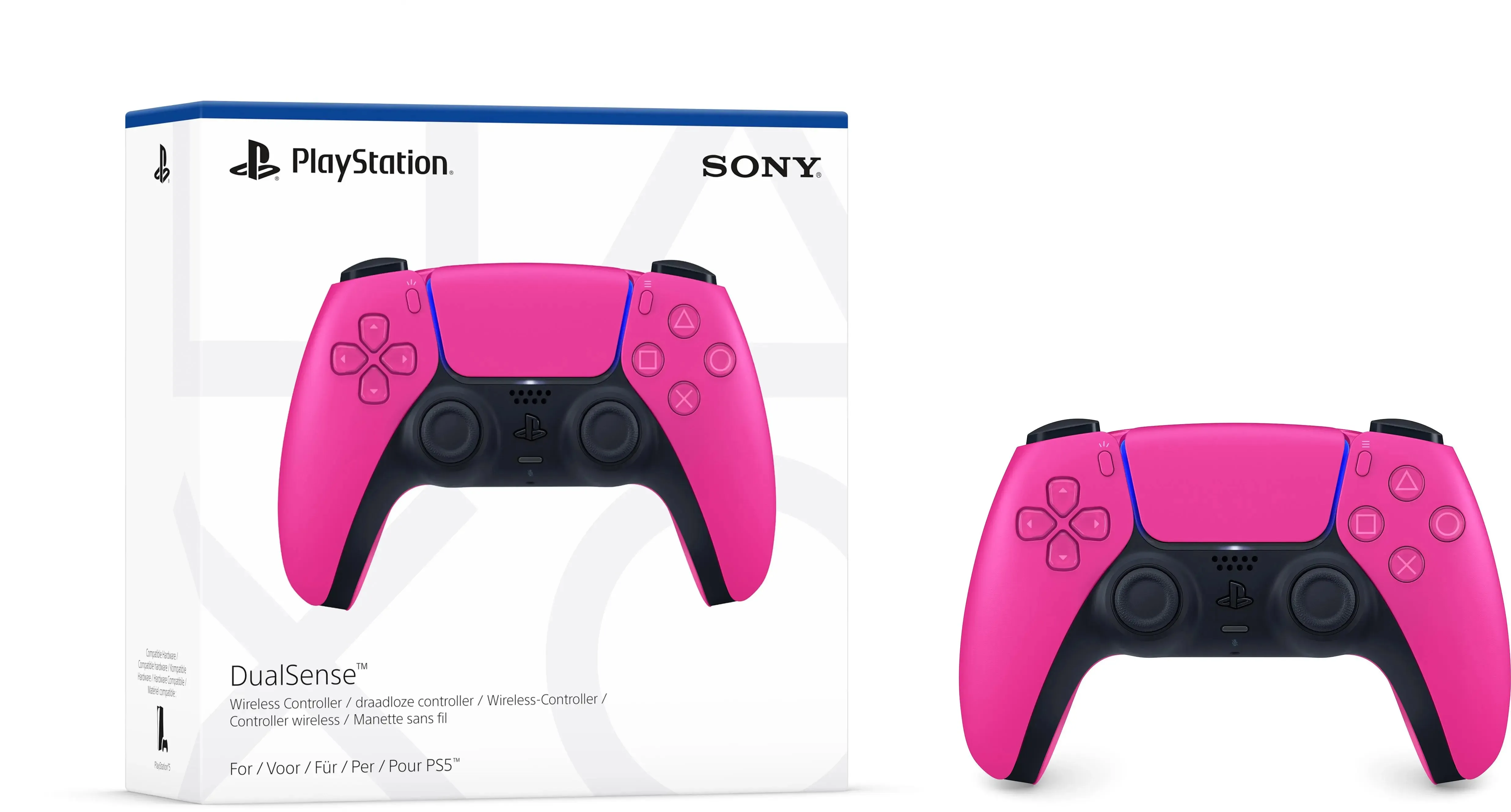 Sony PlayStation 5 Wireless DualSense Gaming Controller - Nova Pink