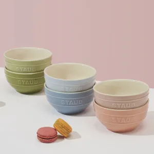 Staub | Ceramics 6Pc Bowl Set Macaron - Multi Colour