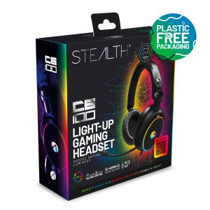 Stealth C6-100 Light Up Gaming Headset for XBOX, PS4/PS5, Switch, PC