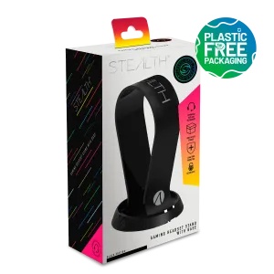 Stealth Gaming Headset Stand With Base - Black