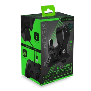 Stealth SX-C60 X Charging Station with Headset Stand for XBOX Series X/S - Black