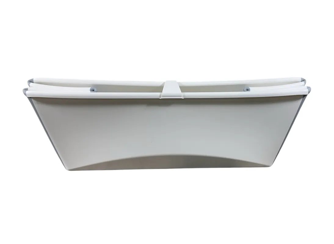Stokke Flexi Bath Foldable Baby Bathtub, Light Gray, Regular