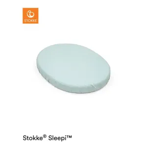Stokke Sleepi V3 Mini Fitted Sheet - Dots / Sage