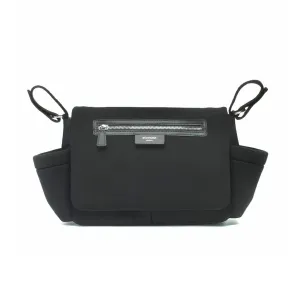 Storksak Stroller Organiser - Luxe - Black   Silver