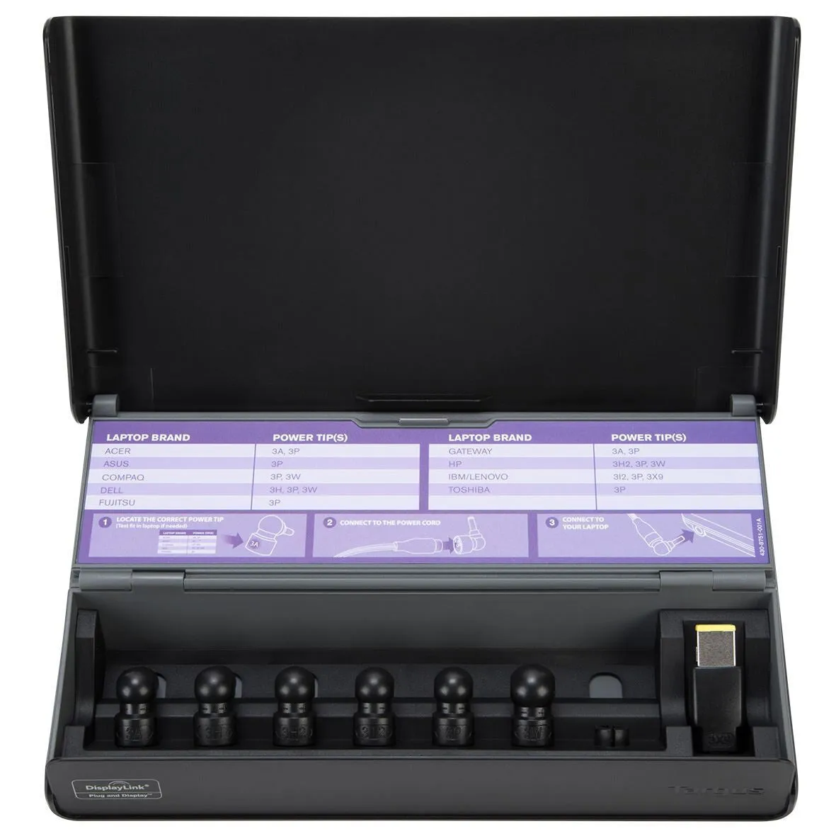 Targus DOCK171EUZ laptop dock/port replicator Black