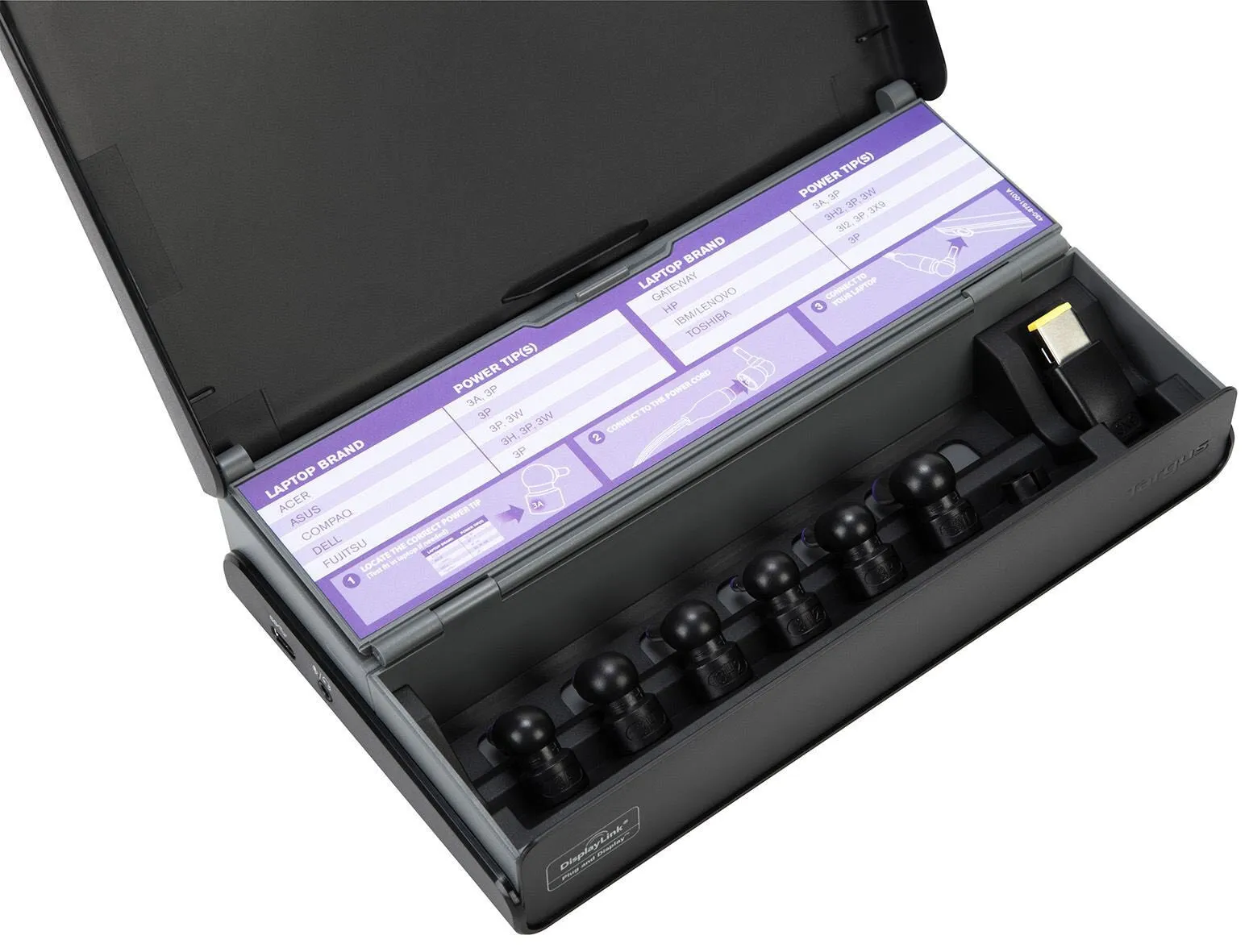 Targus DOCK171EUZ laptop dock/port replicator Black