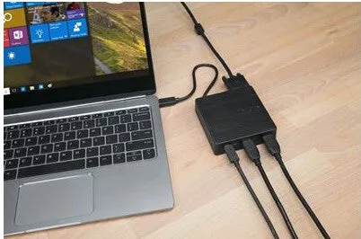 Targus DOCK412EUZ laptop dock/port replicator Wired USB 3.2 Gen 1 (3.1 Gen 1) Type-C Black