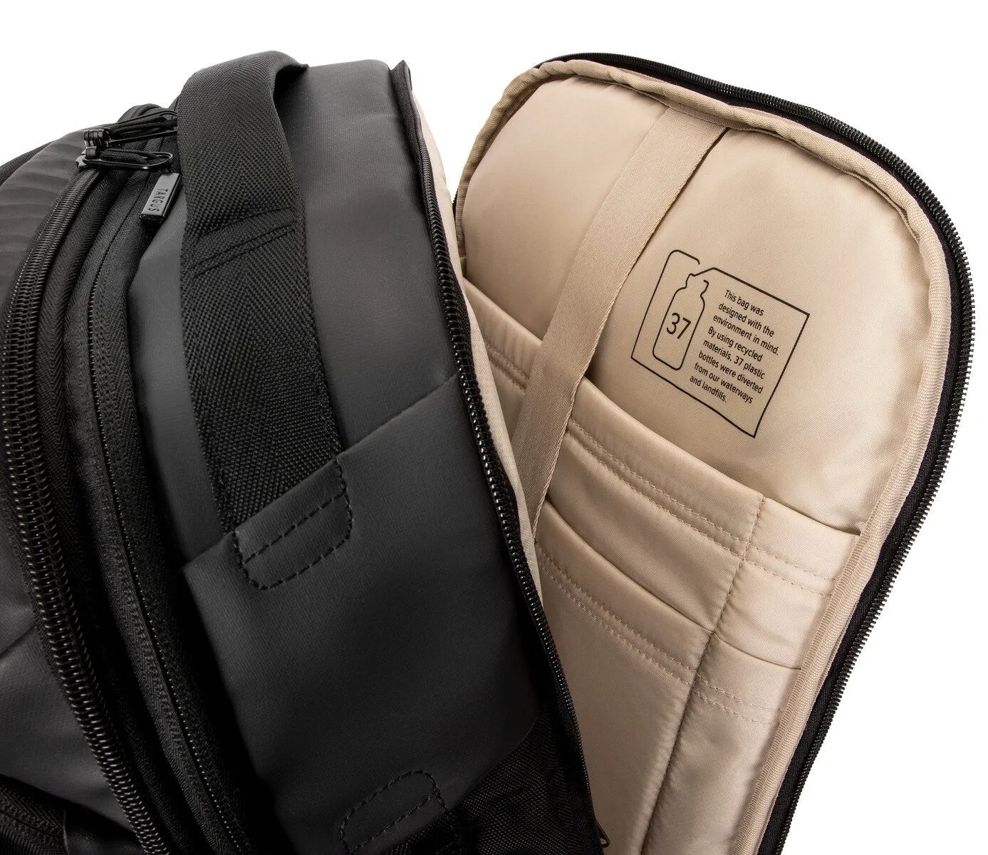 Targus TBB612GL backpack Casual backpack Black Recycled plastic