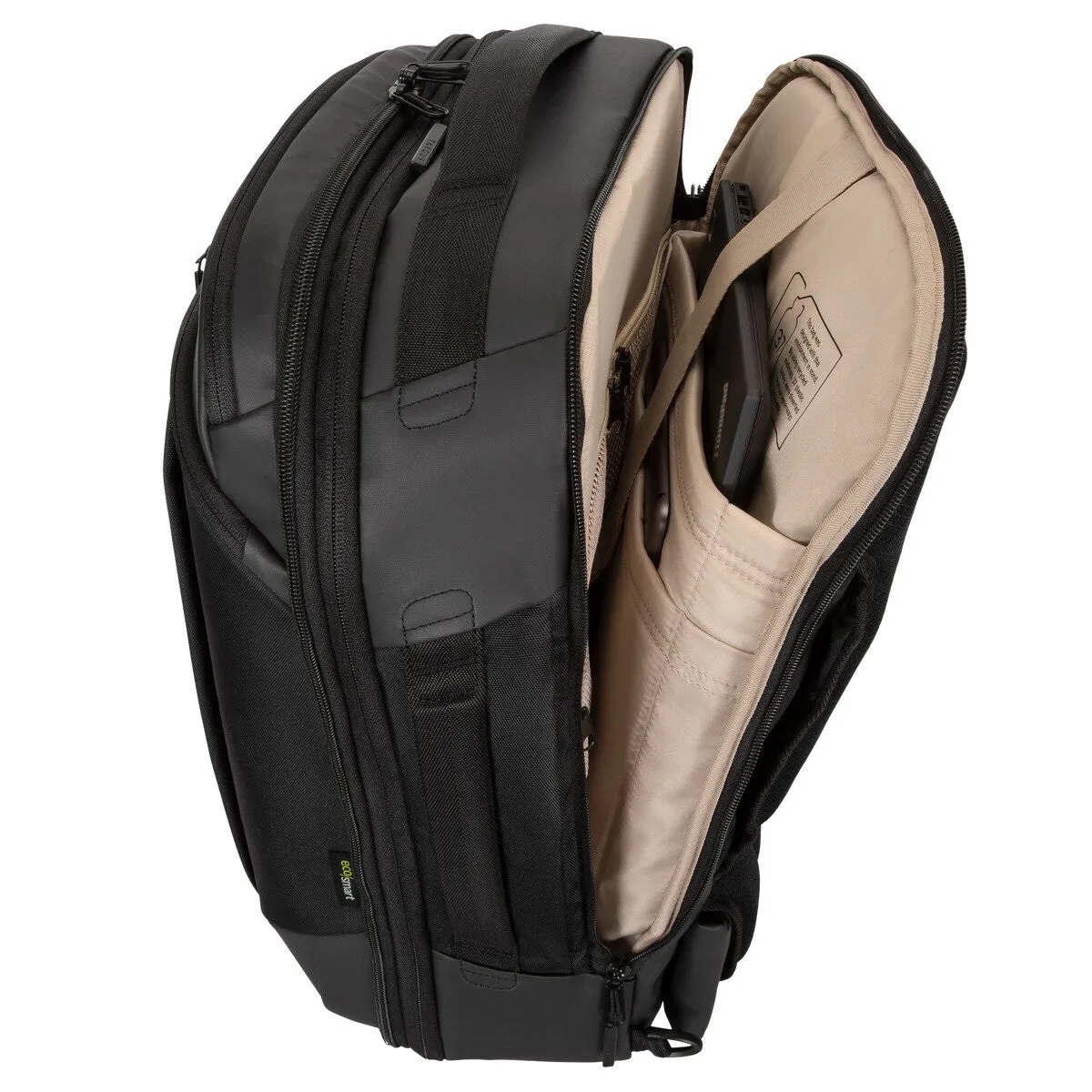 Targus TBB612GL backpack Casual backpack Black Recycled plastic