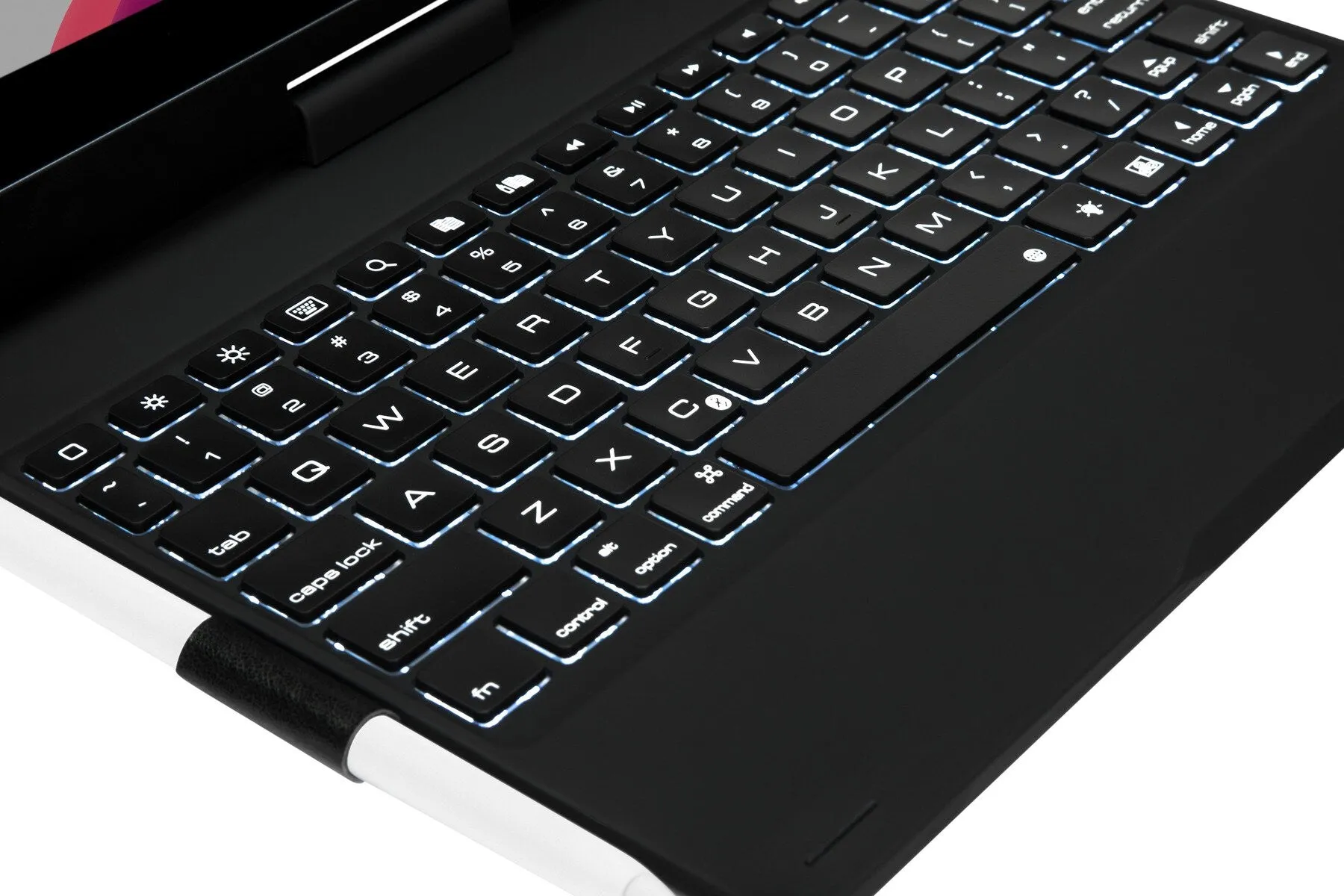 Targus THZ857DE mobile device keyboard QWERTY German Bluetooth Black