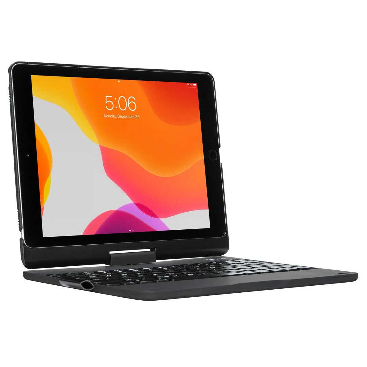 Targus THZ857DE mobile device keyboard QWERTY German Bluetooth Black