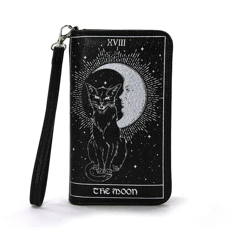 The Moon Tarot Card Wallet/Wristlet