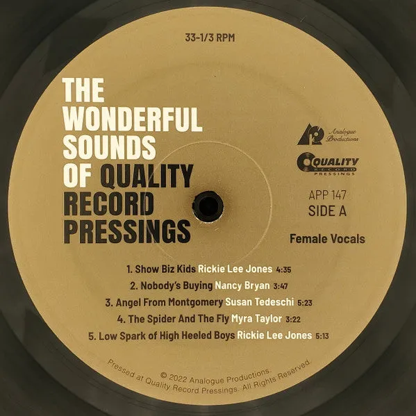 The Wonderful Sounds Of Quality Record Pressings