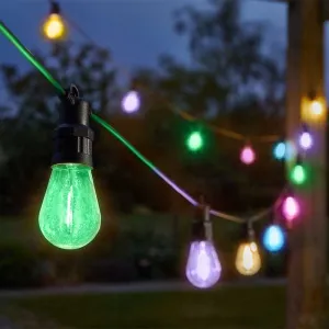 Three Kings Multi Coloured Vintage Festoon LV String Light Set of 10
