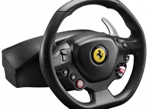 Thrustmaster T80 Ferrari 488 GTB Edition Black Steering wheel   Pedals Digital PC, PlayStation 4, PlayStation 5
