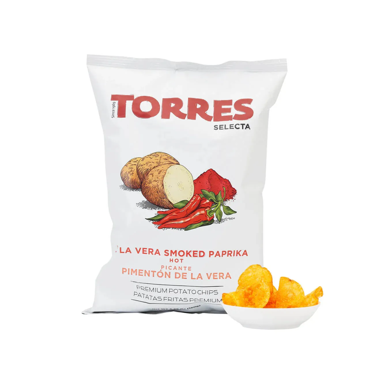 Torres Smoked Paprika Potato Crisps 150g