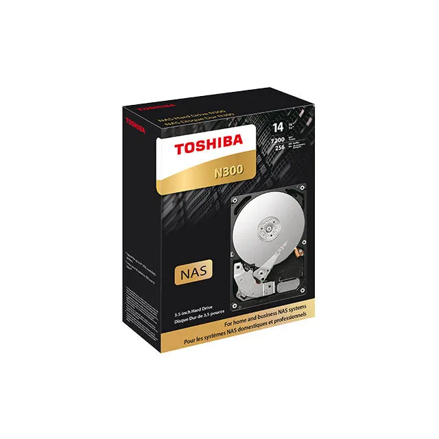 Toshiba N300 internal hard drive 14 TB 7200 RPM 256 MB 3.5" Serial ATA III
