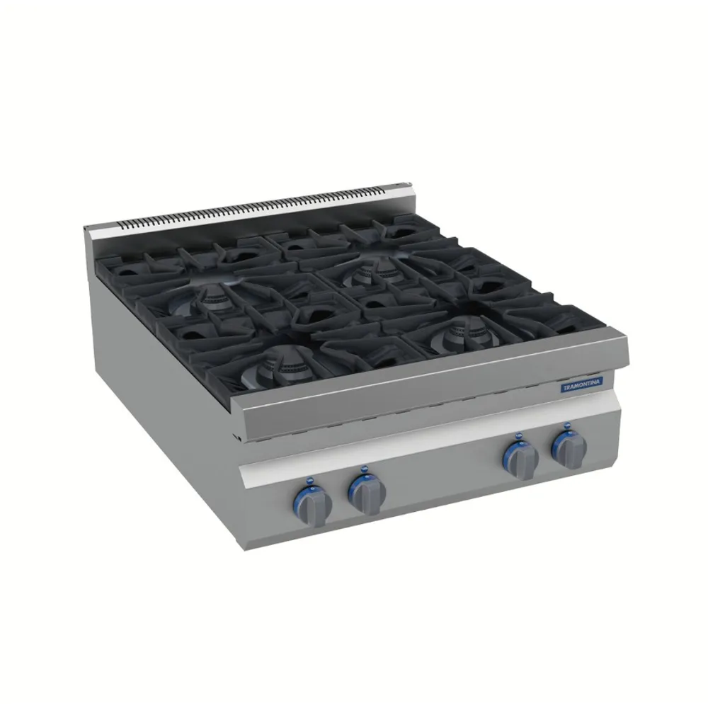Tramontina Commercial Fphila 4B Gas Cooker Counter Top 800 x 770 x 375mm