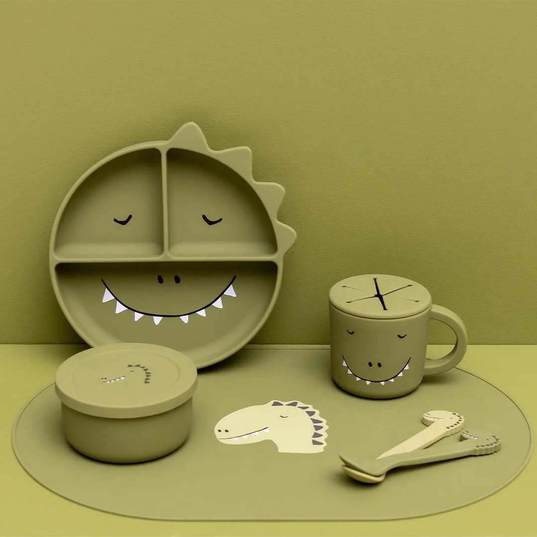 Trixie Silicone Divided Suction Plate - Mr Dino