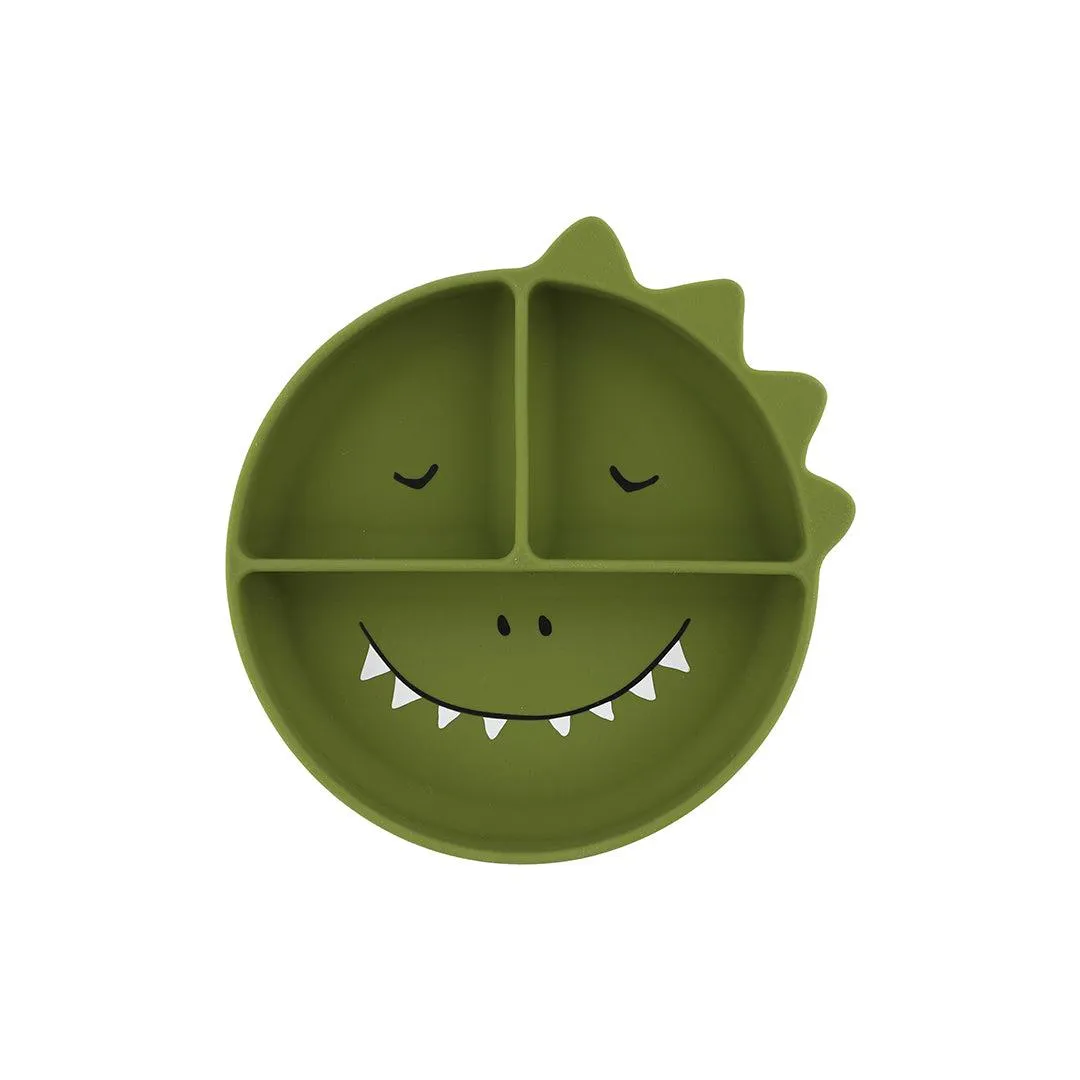 Trixie Silicone Divided Suction Plate - Mr Dino