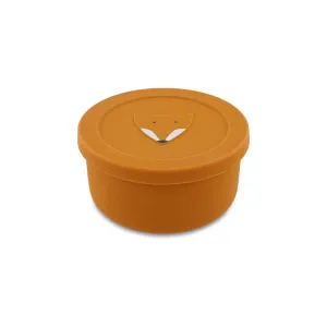 Trixie Silicone Snack Pot   Lid - Mr Fox