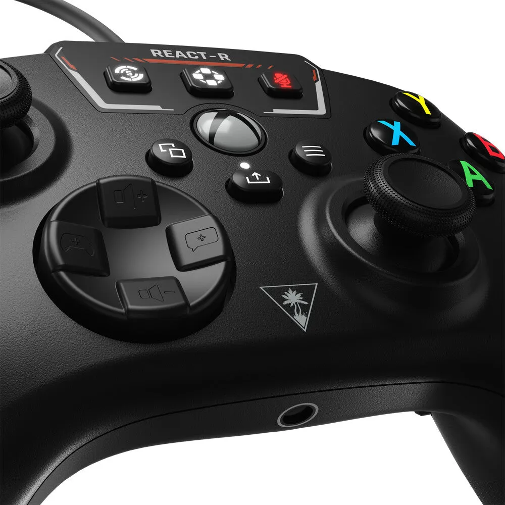 Turtle Beach REACT-R Black USB Gamepad PC, Xbox One, Xbox Series S, Xbox Series X