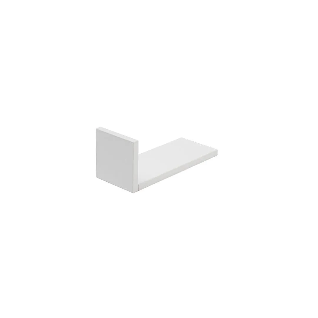 Tutti Bambini Rio Set of Three L-Shaped Wall Shelves - White