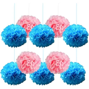 UBL Decorative Hanging Puff 30cm Assorted #YE0024 #YE0024B#YE0024C #YE0037 #YE0043