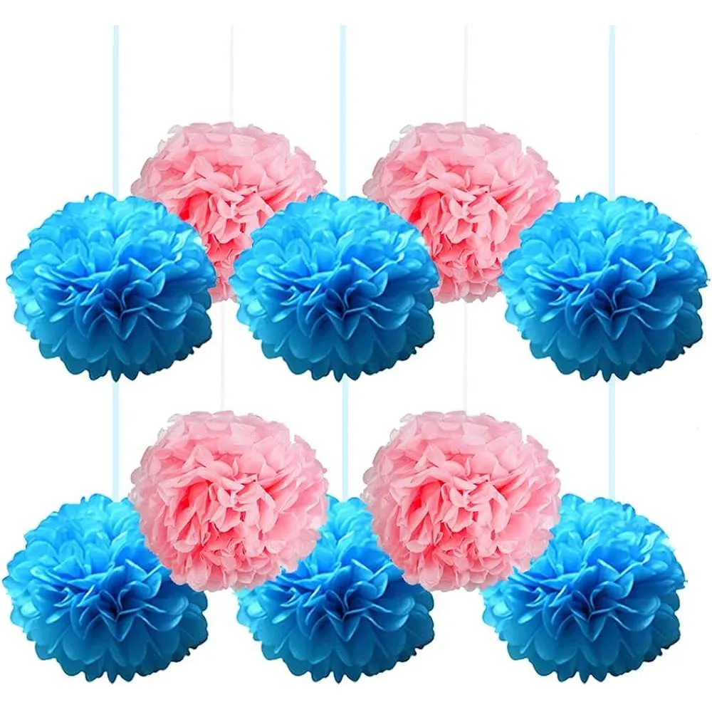 UBL Decorative Hanging Puff 30cm Assorted #YE0024 #YE0024B#YE0024C #YE0037 #YE0043