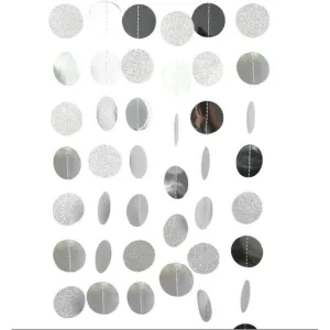 UBL Dot Glitter Garland 3m Assorted #YE0020 #YE0020A #YE0020C #YE0039