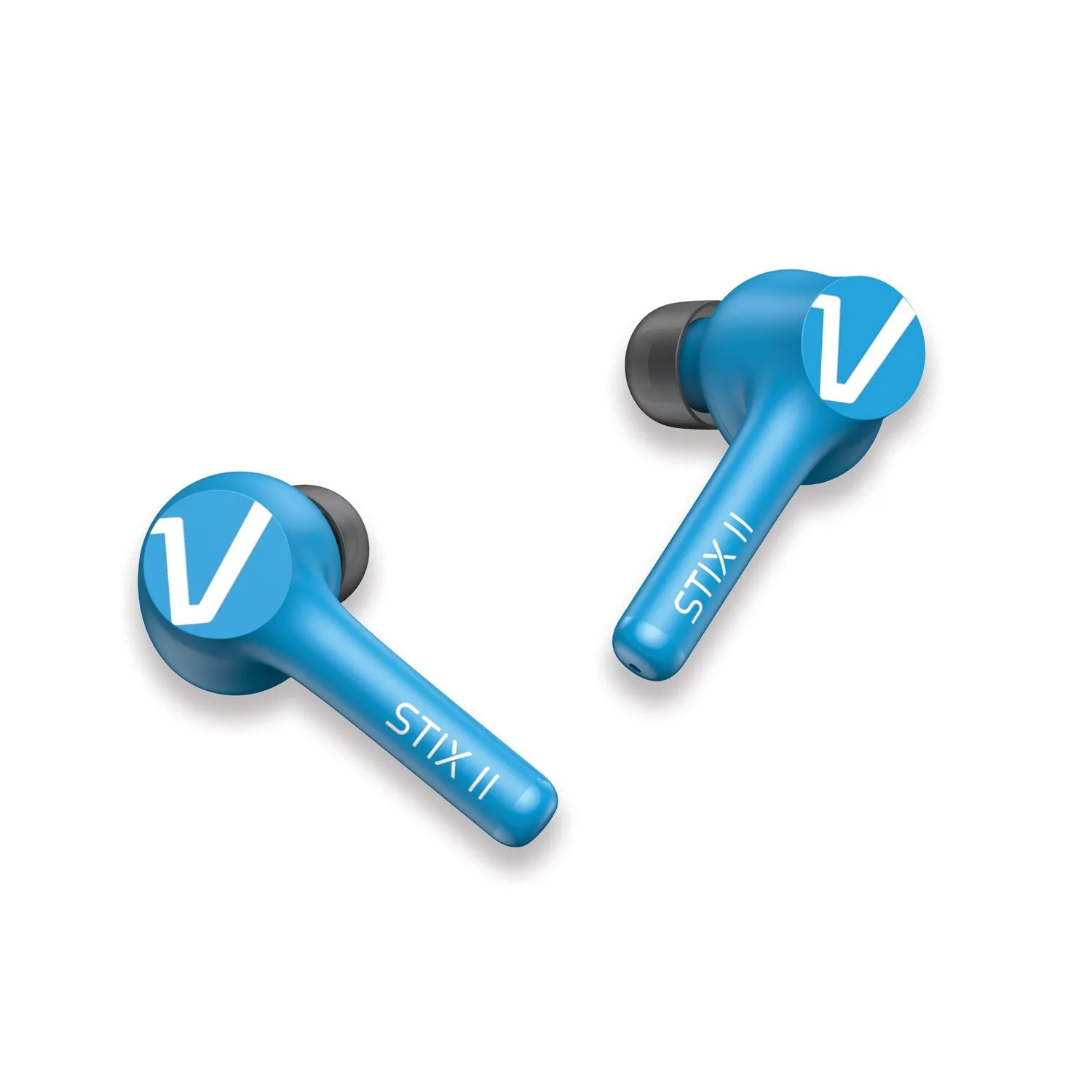 Veho STIX II True Wireless Earphones  Aqua Blue