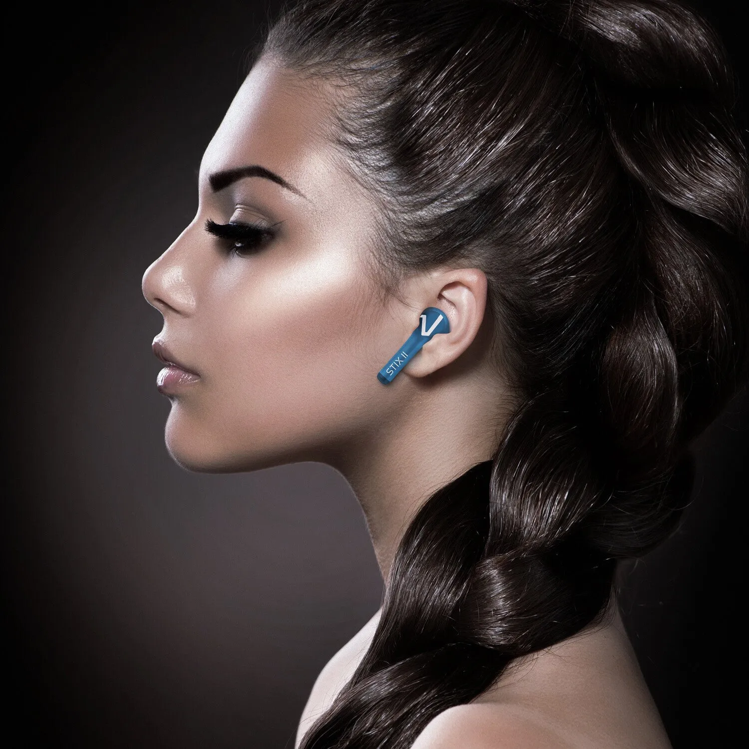Veho STIX II True Wireless Earphones  Aqua Blue