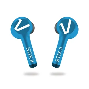 Veho STIX II True Wireless Earphones  Aqua Blue