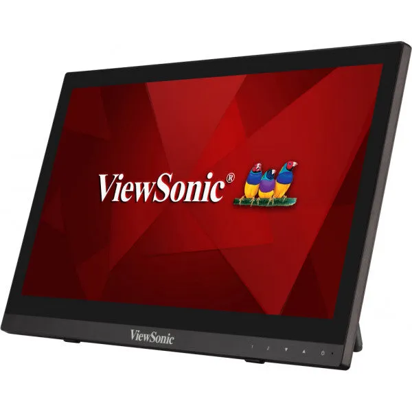 Viewsonic TD1630-3 15.6" HD Monitor - 60Hz, 12ms, TN, Speakers, Black