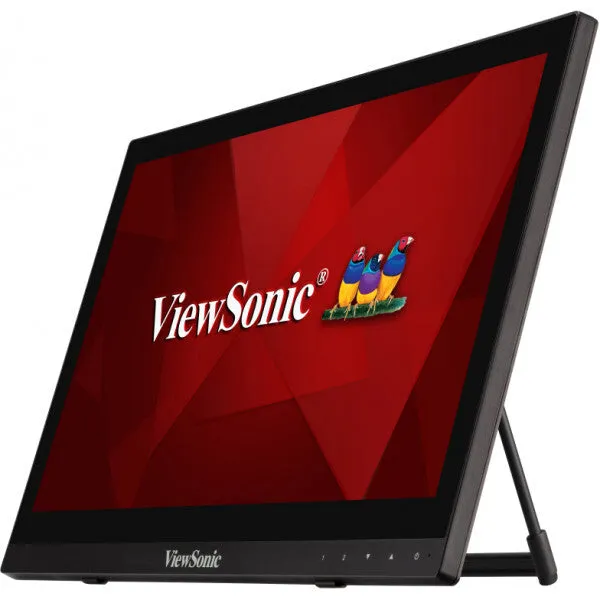 Viewsonic TD1630-3 15.6" HD Monitor - 60Hz, 12ms, TN, Speakers, Black