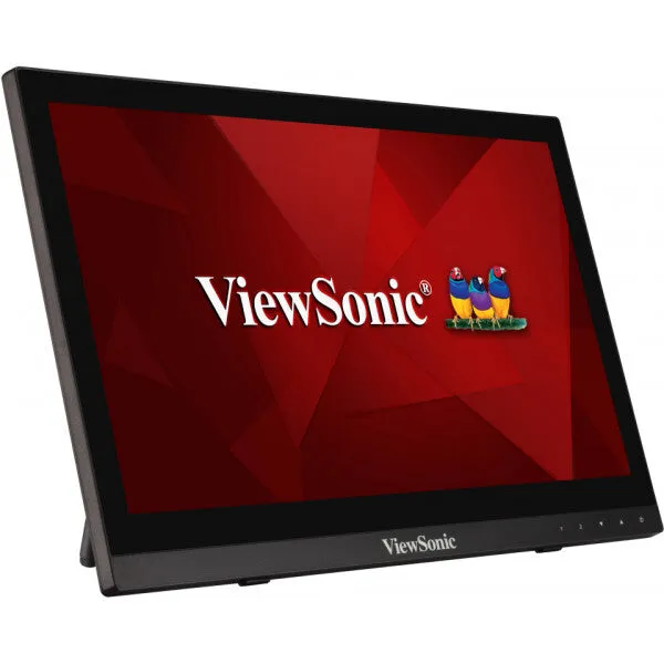 Viewsonic TD1630-3 15.6" HD Monitor - 60Hz, 12ms, TN, Speakers, Black