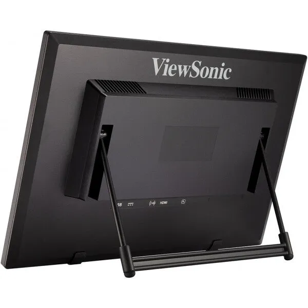 Viewsonic TD1630-3 15.6" HD Monitor - 60Hz, 12ms, TN, Speakers, Black