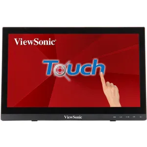 Viewsonic TD1630-3 15.6" HD Monitor - 60Hz, 12ms, TN, Speakers, Black