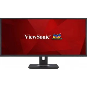Viewsonic VG Series VG3456 34.1" UltraWide Quad HD Monitor - 60Hz, 5ms, VA, Height Adjustable, Speakers, Black