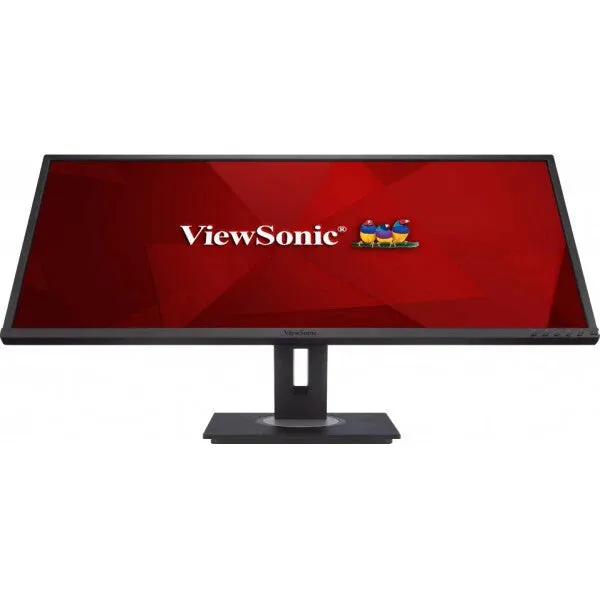 Viewsonic VG Series VG3456 34.1" UltraWide Quad HD Monitor - 60Hz, 5ms, VA, Height Adjustable, Speakers, Black