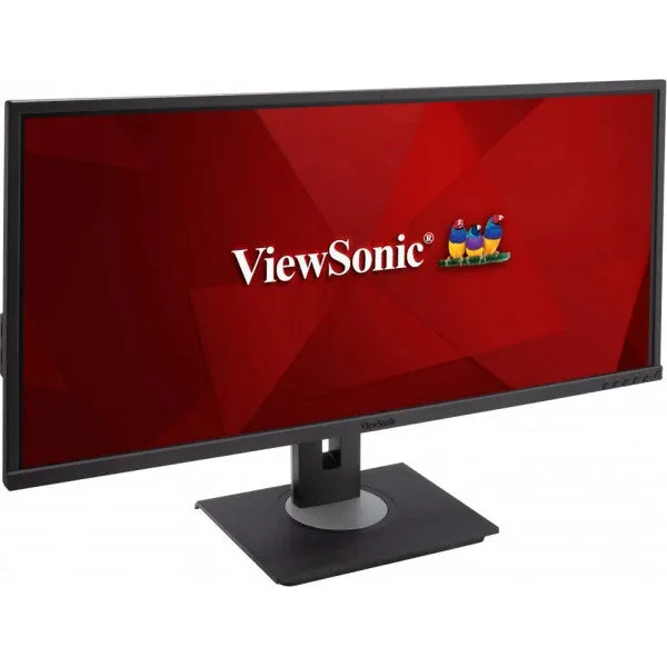 Viewsonic VG Series VG3456 34.1" UltraWide Quad HD Monitor - 60Hz, 5ms, VA, Height Adjustable, Speakers, Black