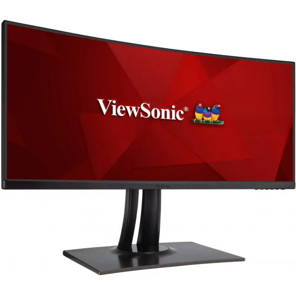 Viewsonic VP Series VP3481 34" Wide Quad HD  Curved Monitor - 100Hz, 5ms, VA, Height Adjustable, Speakers, Black