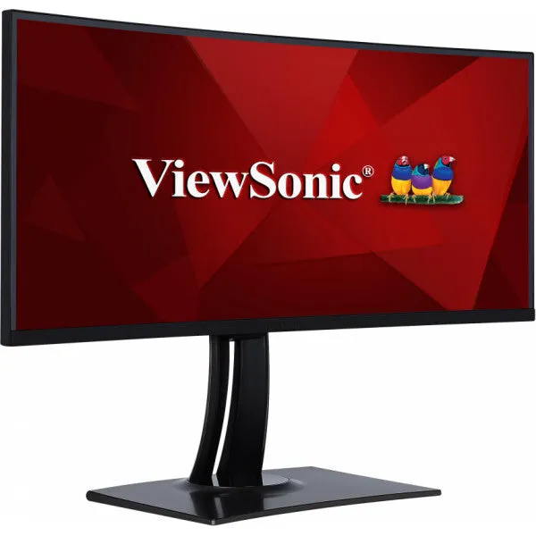 Viewsonic VP Series VP3881 38" UltraWide Quad HD  Curved Monitor - 60Hz, 5ms, AH-IPS, Height Adjustable, Speakers, Black