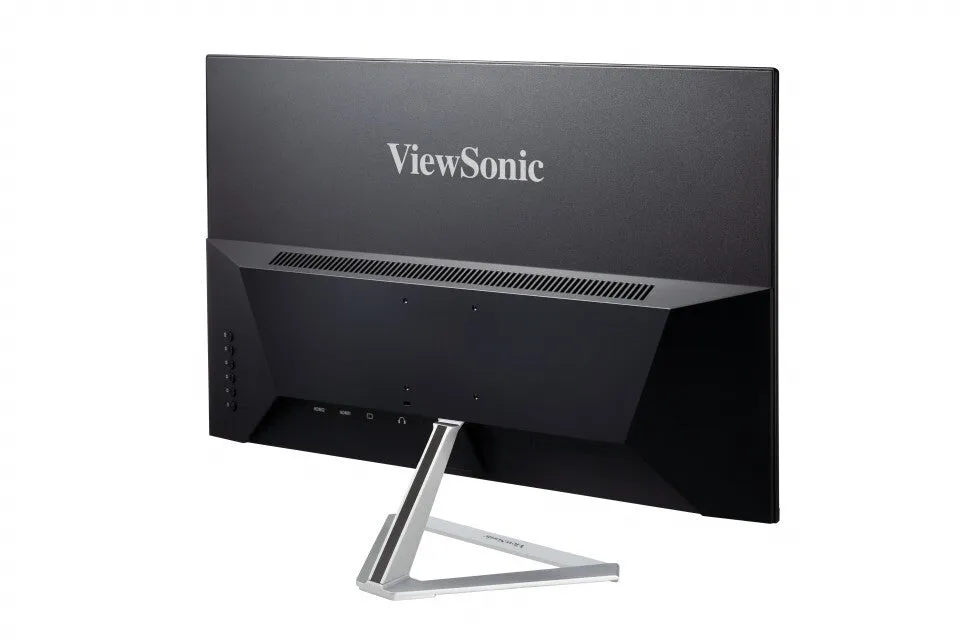 Viewsonic VX Series VX2476-SMH 23.8" Full HD Monitor - 75Hz, 4ms, IPS, Height Adjustable, Speakers, Black and Silver