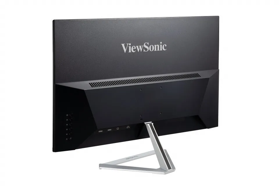 Viewsonic VX Series VX2476-SMH 23.8" Full HD Monitor - 75Hz, 4ms, IPS, Height Adjustable, Speakers, Black and Silver