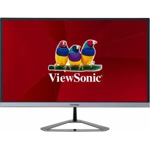 Viewsonic VX Series VX2776-SMHD 27" Full HD Monitor - 60Hz, 4ms, IPS, Height Adjustable, Speakers, Black and Silver