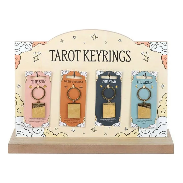 Vintage Tarot Card Keyrings