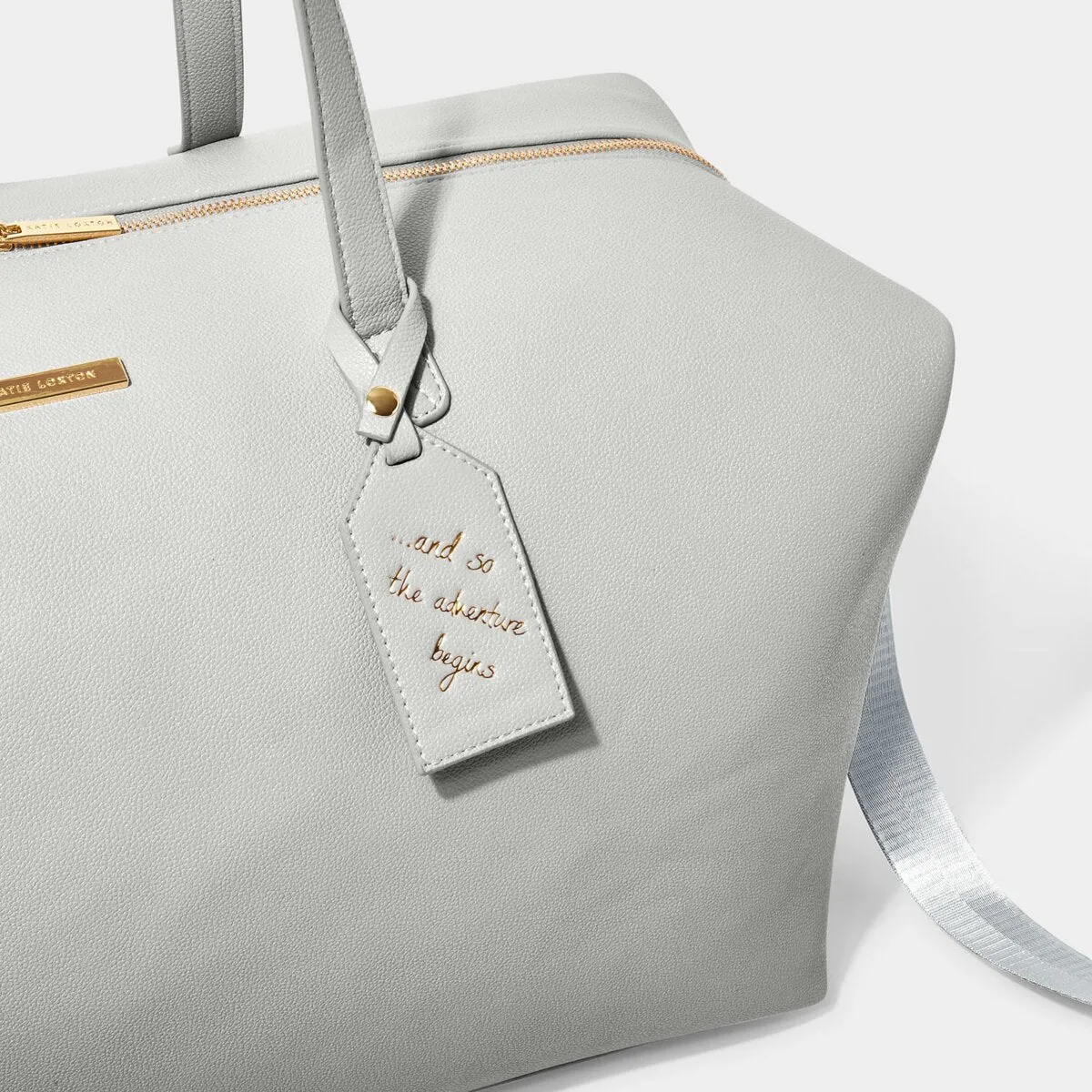 Weekend Holdall Bag | And So The Adventure Begins | Grey